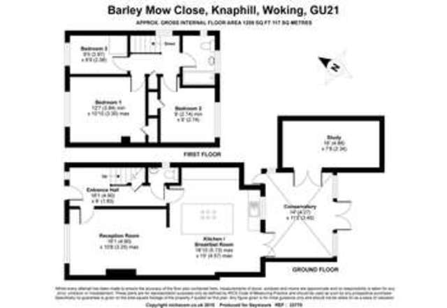  Image of 3 bedroom Semi-Detached house for sale in Barley Mow Close Knaphill Woking GU21 at Knaphill Woking Knaphill, GU21 2JA