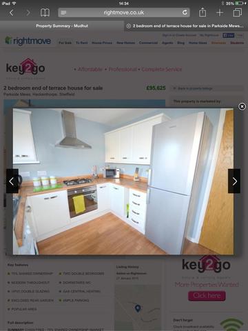  Image of 2 bedroom End of Terrace for sale in Parkside Mews Sheffield S12 at Hackenthorpe  Sheffield, S12 4PY
