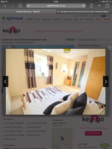  Image of 2 bedroom End of Terrace for sale in Parkside Mews Sheffield S12 at Hackenthorpe  Sheffield, S12 4PY