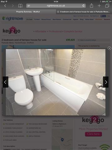  Image of 2 bedroom End of Terrace for sale in Parkside Mews Sheffield S12 at Hackenthorpe  Sheffield, S12 4PY