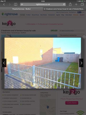  Image of 2 bedroom End of Terrace for sale in Parkside Mews Sheffield S12 at Hackenthorpe  Sheffield, S12 4PY