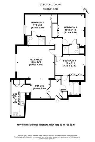  Image of 3 bedroom Flat to rent in St. Johns Wood Park London NW8 at St John`s Wood Park St John`s Wood London, NW8 6NL