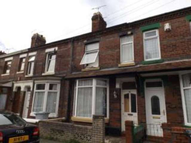  Image of 3 bedroom Terraced house for sale in Richard Street Crewe CW1 at Crewe Cheshire Crewe, CW1 3AF