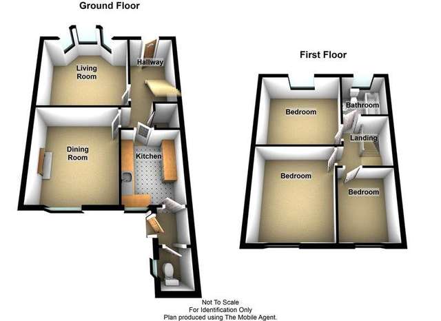  Image of 3 bedroom Terraced house for sale in Royston Road Bideford EX39 at Royston Road  Bideford, EX39 3AN