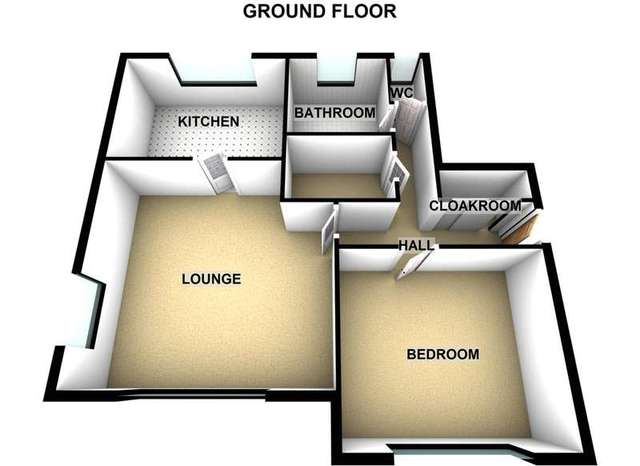  Image of 1 bedroom Ground Flat for sale in Lulworth Road Birkdale Southport PR8 at Birkdale Southport Southport, PR8 2FA