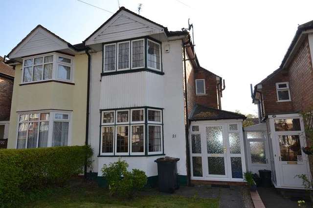  Image of 3 bedroom Semi-Detached house for sale in Durley Dean Road Selly Oak Birmingham B29 at Durley Dean Road Selly Oak Birmingham, B29 6SA