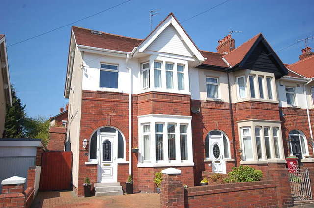  Image of 4 bedroom Semi-Detached house for sale in Glastonbury Avenue Blackpool FY1 at Blackpool Lancashire, FY1 6RB