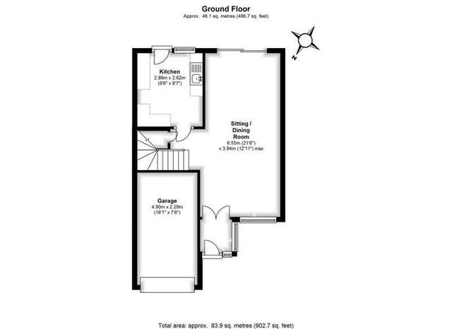  Image of 3 bedroom Terraced house for sale in Slaney Road Staplehurst Tonbridge TN12 at Staplehurst, TN12 0SE
