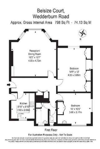  Image of 2 bedroom Property to rent in Wedderburn Road London NW3 at Wedderburn Road Belsize Park Belsize Park, NW3 5QJ