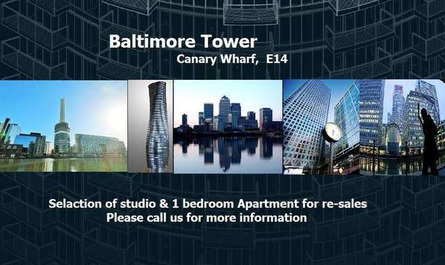  Image of Flat for sale in Limeharbour London E14 at 30 Limeharbour  Canary WHarf, E14 9RH