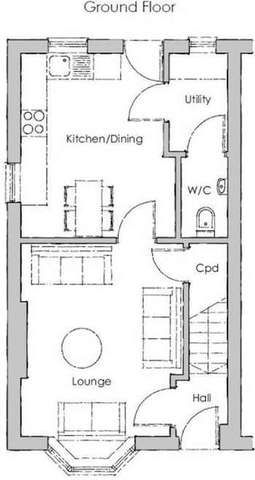  Image of 3 bedroom Semi-Detached house for sale in Brocklesby Avenue Immingham DN40 at Habrough Fields  Immingham, DN40 2AT