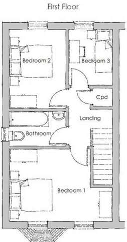  Image of 3 bedroom Semi-Detached house for sale in Brocklesby Avenue Immingham DN40 at Habrough Fields  Immingham, DN40 2AT
