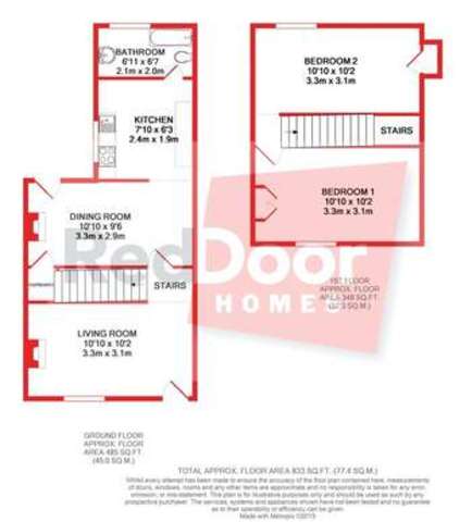  Image of 2 bedroom Terraced house to rent in Herbert Road Chatham ME4 at Herbert Road  Chatham, ME4 5PN