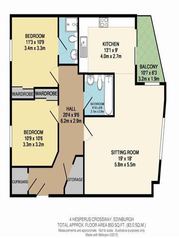  Image of 2 bedroom Flat to rent in Hesperus Crossway Edinburgh EH5 at Granton Edinburgh Edinburgh, EH5 1GH