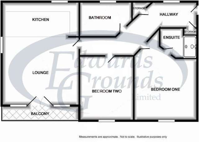  Image of 2 bedroom Flat for sale in Pinehurst Walk Boston Boulevard Great Sankey Warrington WA5 at Great Sankey  Warrington, WA5 8HL