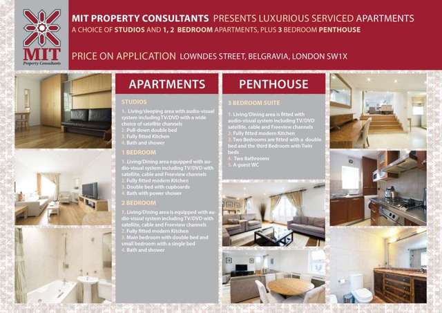 Image of 2 bedroom Detached house to rent in Chesham Place London SW1X at Chesham Court Belgravia London, SW1X 8HJ