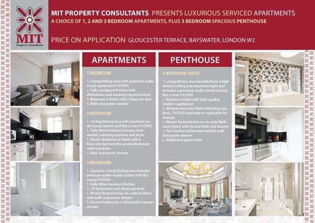  Image of 2 bedroom Detached house to rent in Lancaster Terrace London W2 at Fountain House Bayswater London, W2 3PF