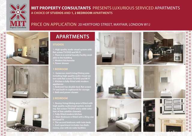  Image of 2 bedroom Detached house to rent in Hertford Street London W1J at Hertford Street Mayfair London, W1J 7RS