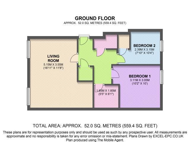  Image of 2 bedroom Flat to rent in High Riggs Edinburgh EH3 at Tollcross Edinburgh Edinburgh, EH3 9BX