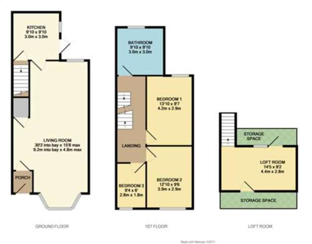  Image of 3 bedroom Detached house to rent in Linfield Terrace Blackpool FY4 at Linfield Terrace  Blackpool, FY4 3PD