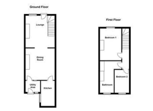  Image of 2 bedroom End of Terrace for sale in Princess Street Normanton WF6 at Normanton West Yorkshire, WF6 1AB