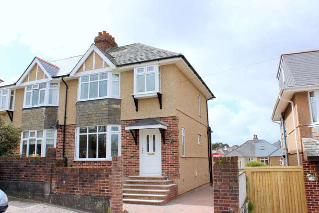  Image of 3 bedroom Semi-Detached house for sale in Reddington Road Plymouth PL3 at Reddington Road Higher Compton Plymouth, PL3 6PS