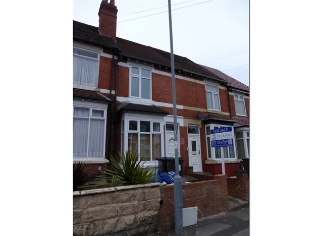  Image of 3 bedroom Terraced house to rent in Greswolde Road Sparkhill Birmingham B11 at Greswolde Road Sparkhill Birmingham, B11 4DL