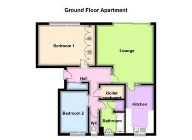  Image of 2 bedroom Ground Flat for sale in Lulworth Road Birkdale Southport PR8 at Birkdale Southport Southport, PR8 2FA