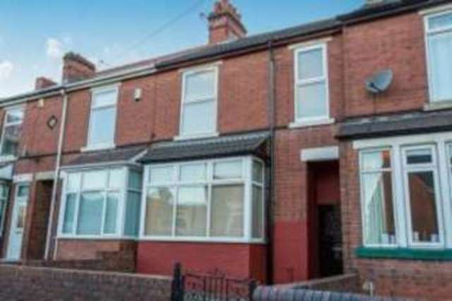  Image of 3 bedroom Terraced house for sale in Handley Road New Whittington Chesterfield S43 at New Whittington Chesterfield Brimington, S43 2DU