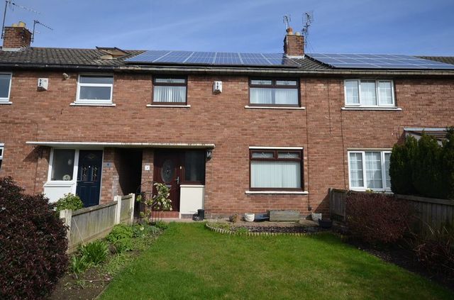  Image of 3 bedroom Terraced house for sale in Leigh Green Close Widnes WA8 at Leigh Green Close  Widnes, WA8 8XY