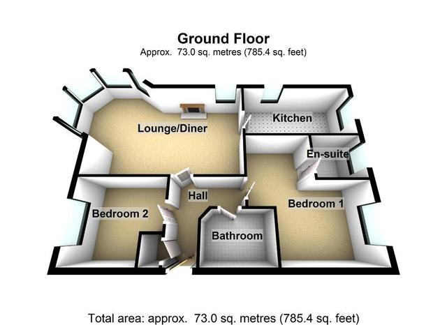  Image of 2 bedroom Apartment to rent in Carnoustie Close Birkdale Southport PR8 at Birkdale  Southport, PR8 2FB