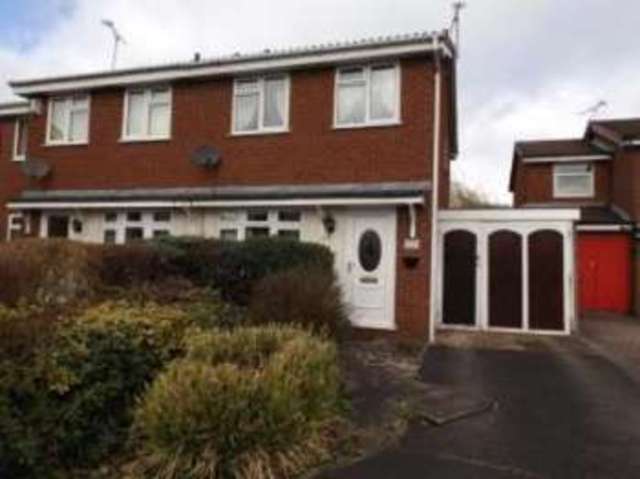  Image of 3 bedroom Semi-Detached house for sale in Conway Close Crewe CW1 at Crewe Cheshire Crewe, CW1 3XN