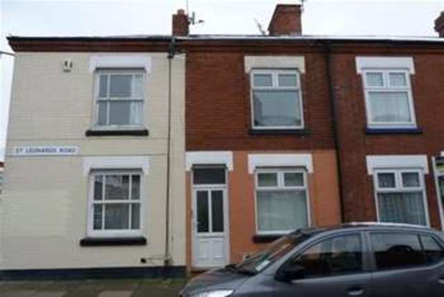  Image of 2 bedroom Terraced house to rent in St. Leonards Road Leicester LE2 at Leicester, LE2 3BZ
