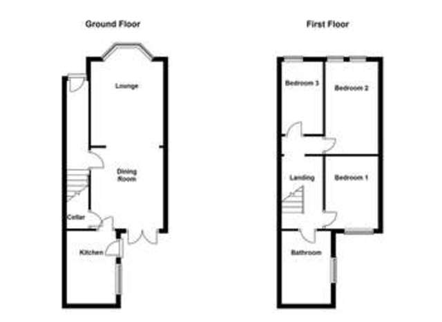  Image of 3 bedroom Semi-Detached house for sale in Church Lane Normanton WF6 at Normanton West Yorkshire, WF6 1EX