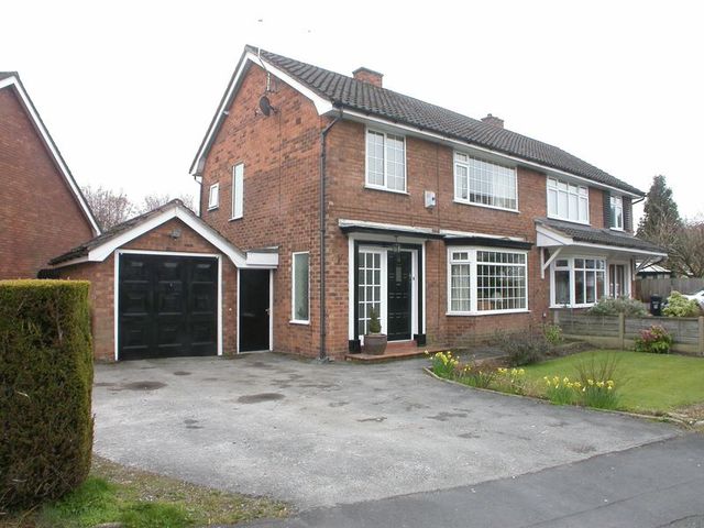  Image of 3 bedroom Semi-Detached house for sale in Gloucester Road Poynton Stockport SK12 at Gloucester Road  Stockport, SK12 1JJ