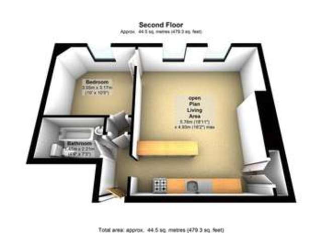 Image of 1 bedroom Flat to rent in High Street Twerton Bath BA2 at 56 High Street Twerton Bath, BA2 1DD