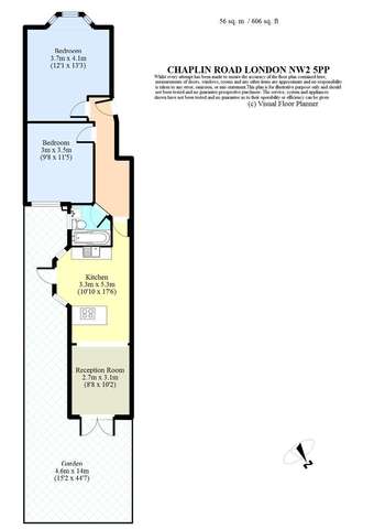  Image of 2 bedroom Flat for sale in Chaplin Road London NW2 at Willesden, NW2 5PP