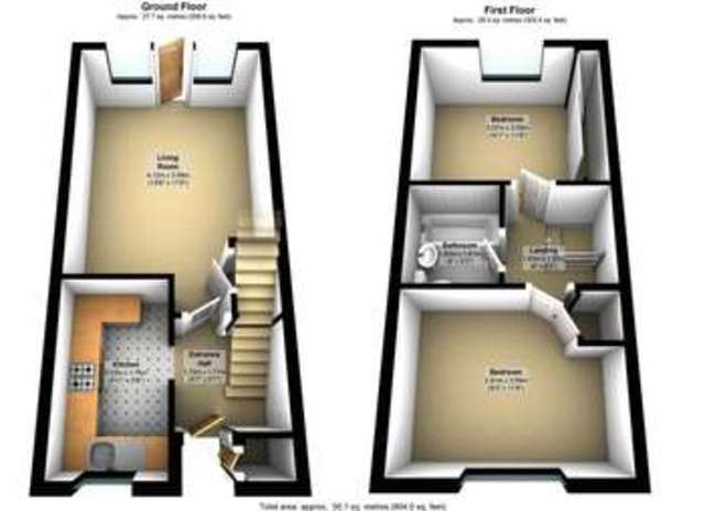  Image of 2 bedroom Terraced house to rent in Meadow Drive Bath BA2 at Meadow Drive  Bath, BA2 2BU