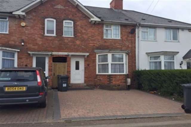  Image of 3 bedroom Terraced house to rent in Oakhill Crescent Birmingham B27 at Birmingham, B27 7LS