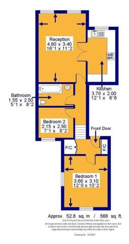  Image of 2 bedroom Flat to rent in Oakhurst Grove London SE22 at Oakhurst Grove  London, SE22 9AH