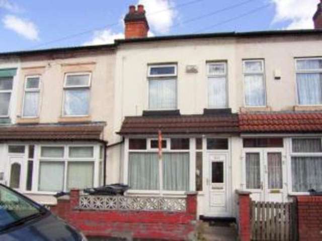  Image of 3 bedroom Terraced house for sale in Cherrywood Road Bordesley Green Birmingham B9 at Birmingham West Midlands Saltley, B9 4XD