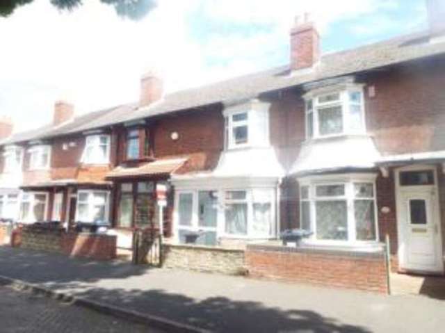  Image of 3 bedroom Terraced house for sale in Davey Road Handsworth Birmingham B20 at Birmingham West Midlands Perry Barr, B20 3EG