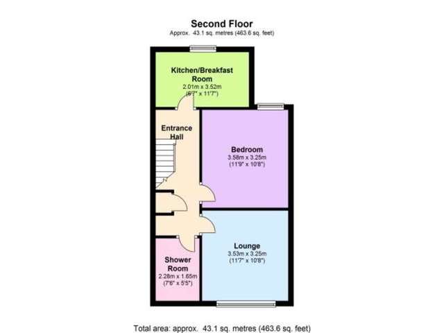  Image of 1 bedroom Flat to rent in Dudley Road Tunbridge Wells TN1 at Tunbridge Wells Kent Royal Tunbridge Wells, TN1 1LF