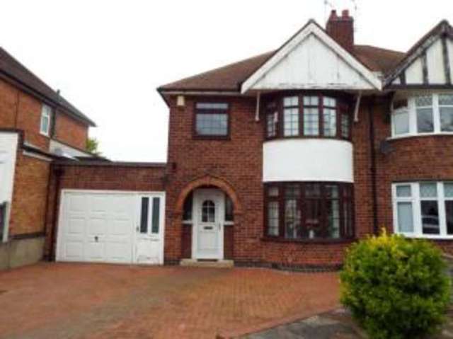  Image of 3 bedroom Semi-Detached house for sale in Glenfield Road Western Park Leicester LE3 at Leicester Leicestershire Dane Hills, LE3 6DP