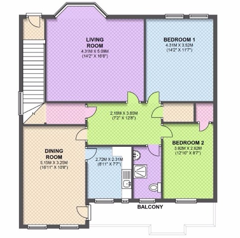  Image of 3 bedroom Flat to rent in Lockharton Avenue Edinburgh EH14 at Craiglockhart Edinburgh Edinburgh, EH14 1BB