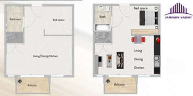  Image of 1 bedroom Property for sale in Hannaford Walk London E3 at E3 3TF  Bromley by Bow, E3 3TF