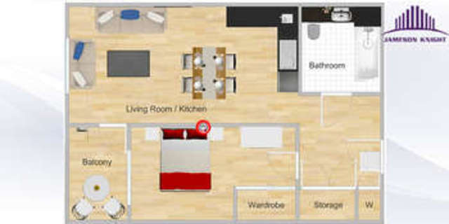  Image of 1 bedroom Property for sale in Elephant & Castle London SE1 at SE1 6SQ  Newington, SE1 6SQ