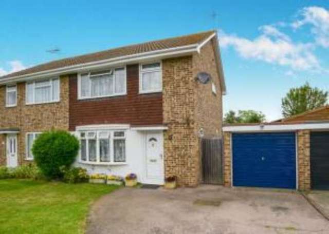  Image of 3 bedroom Semi-Detached house for sale in Milton Avenue Cliffe Woods Rochester ME3 at Cliffe Woods Rochester Cliffe Woods, ME3 8TX