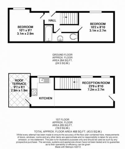  Image of 2 bedroom Maisonette to rent in Rufford Street London N1 at Rufford Street  Islington, N1 0AP