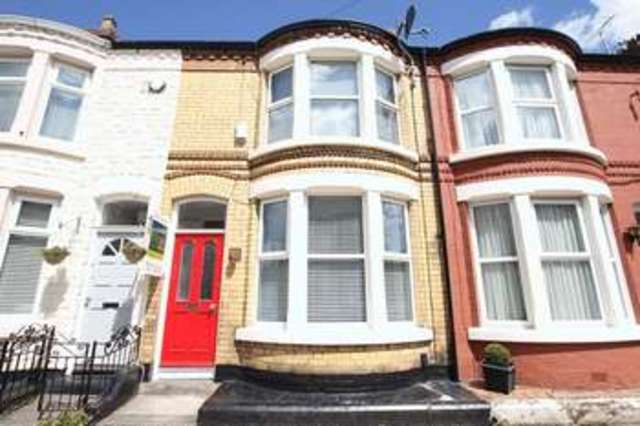  Image of 2 bedroom Terraced house for sale in Alverstone Road Mossley Hill Liverpool L18 at Alverstone Road  Liverpool, L18 1HB